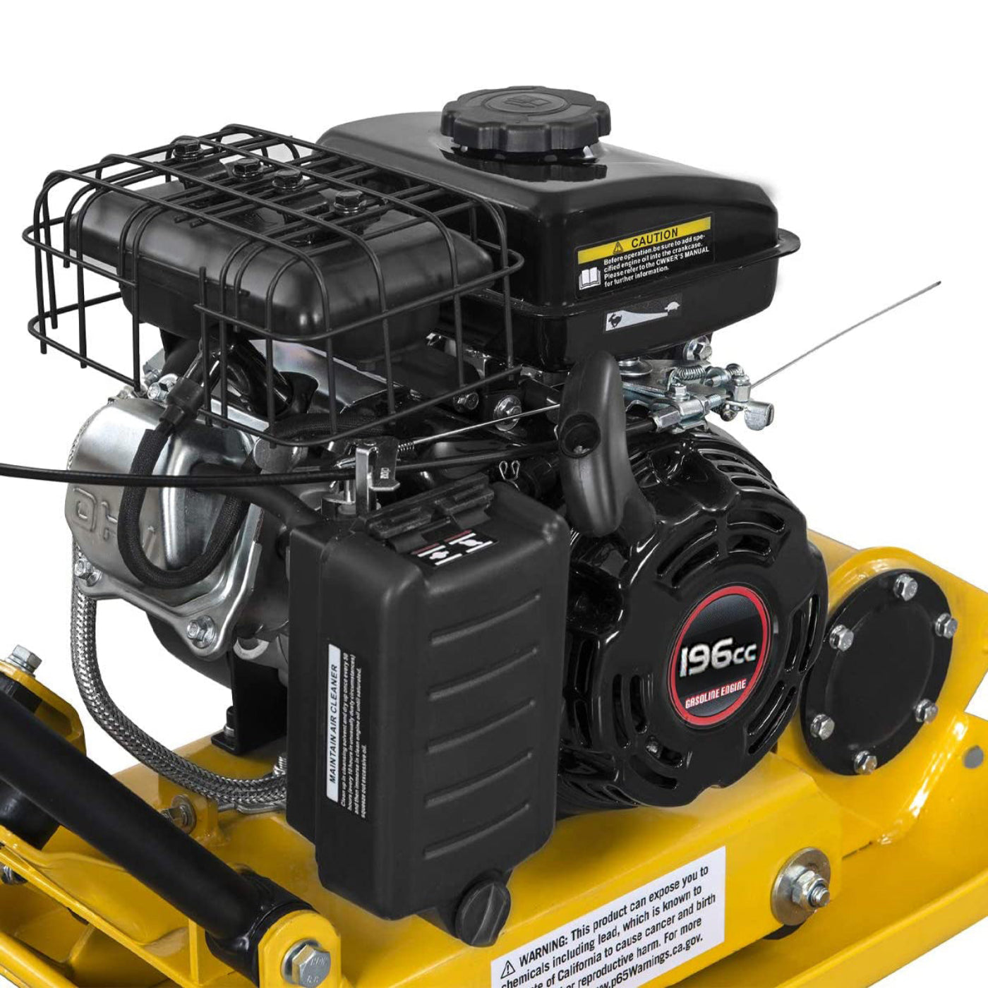 Stark USA 6.5HP Walk Behind Plate Compactor 196cc Motor 350 sq/f 21" x 15" Plate - 61028