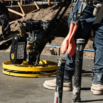 Stark USA 6.5HP Walk-Behind Trowel Concrete Cement Surface Smooth w/ Float Pan - KIT61041
