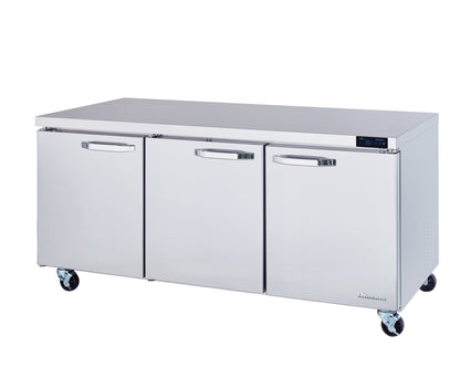 Blue Air   72" Wide 3 Door Undercounter Refrigerator - BLUR72-HC