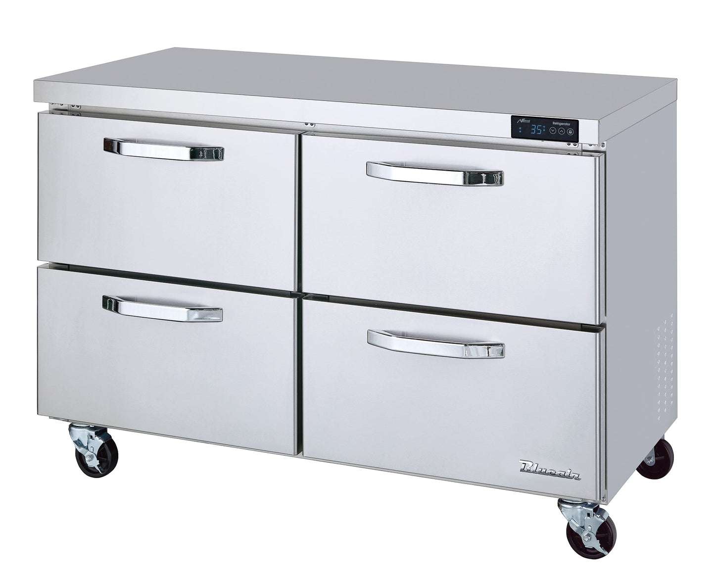 Blue Air BLUR48-D4-HC | 48" Wide 4 Drawer Undercounter Refrigerator - BLUR48-D4-HC
