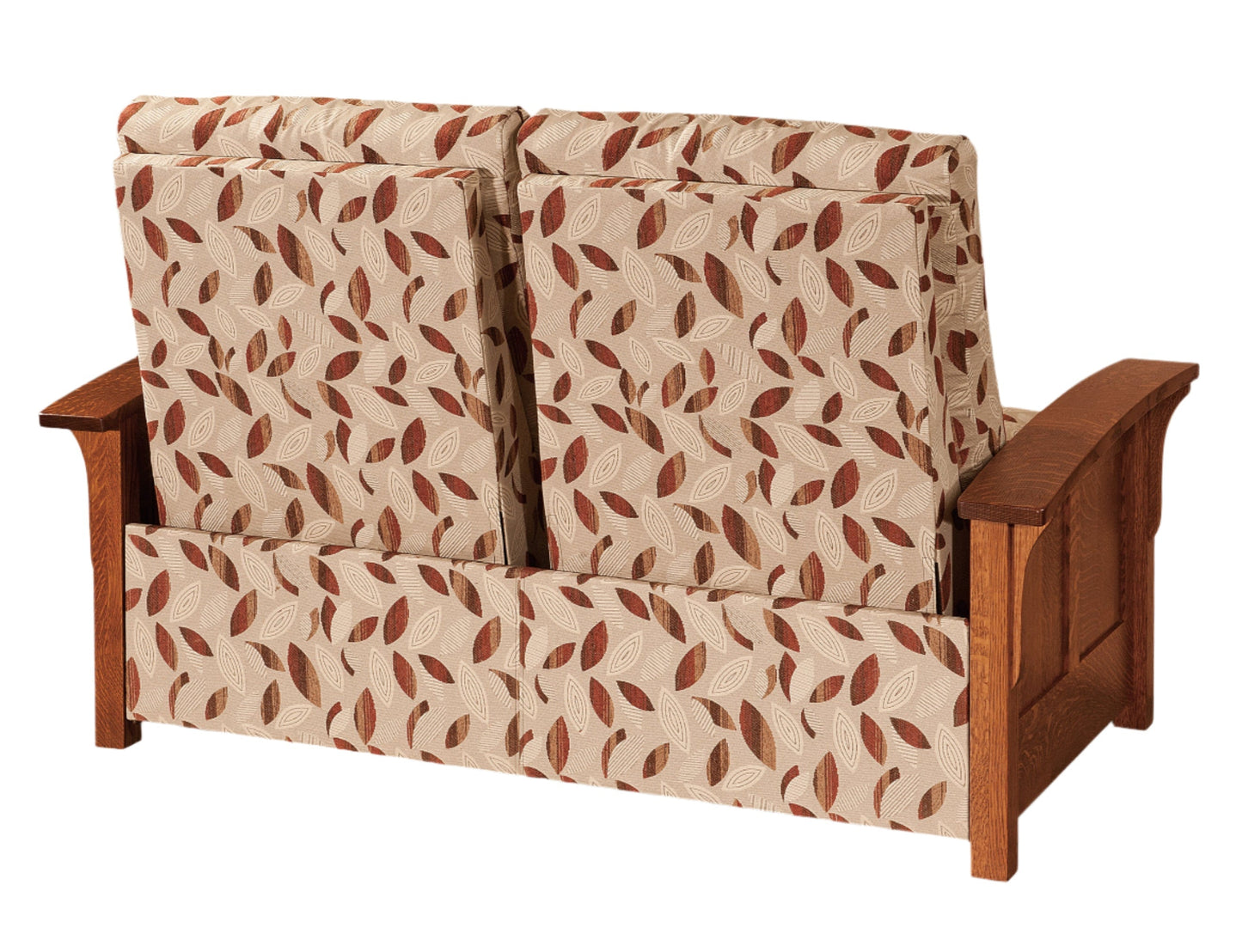 QW Amish Skyline Panel Reclining Loveseat - 103J-620-SPLR-FAB