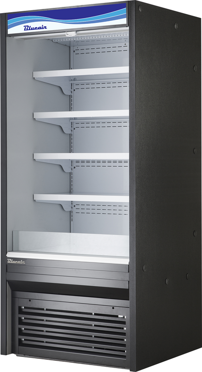 Blue Air 48" Wide Steel Open Display Case - BOD-48S