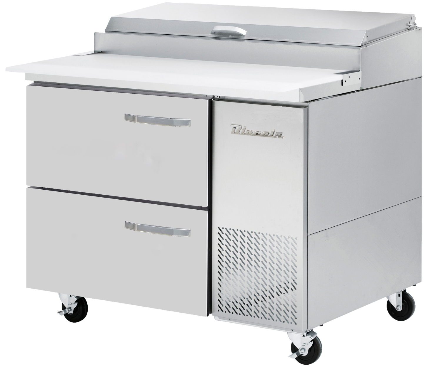 Blue Air BAPP44-D2-HC | 44" Wide 2 Drawer Pizza Prep Table - BAPP44-D2-HC