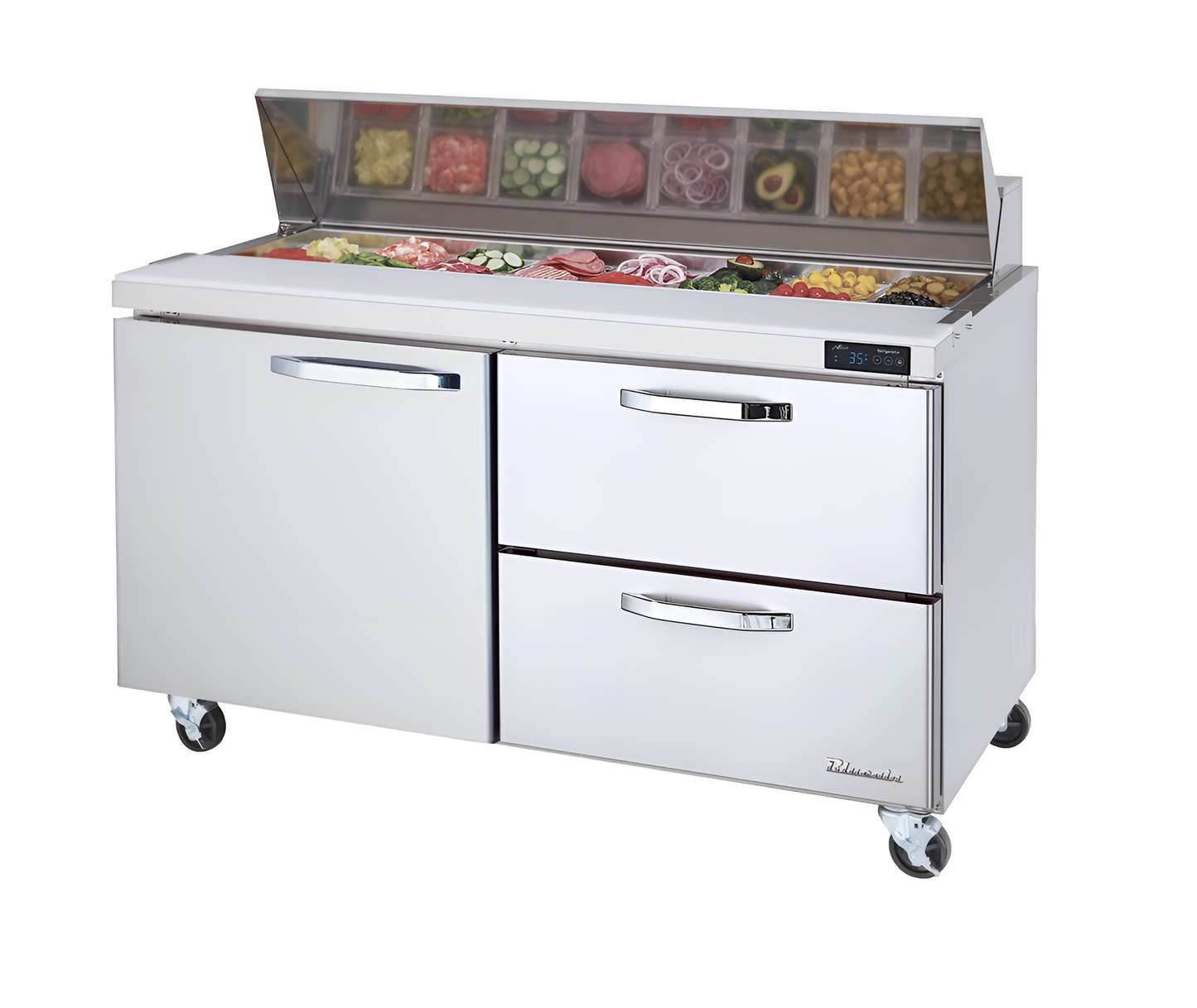 Blue Air  67" Wide 2 Drawer Pizza Prep Table - BAPP67-D2R-HC