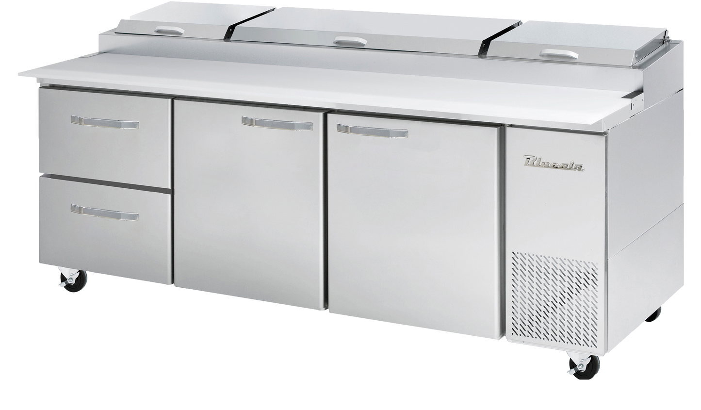 Blue Air  93" Wide 2 Drawer Pizza Prep Table - BAPP93-D2M-HC