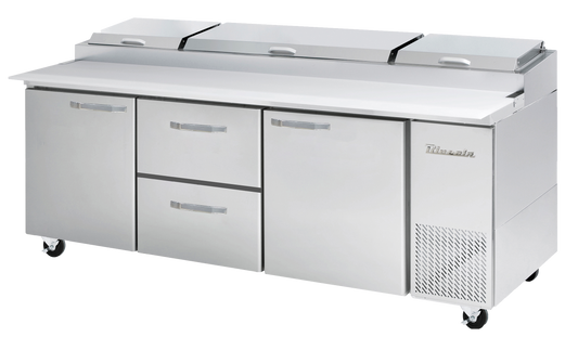 Blue Air  93" Wide 2 Drawer Pizza Prep Table - BAPP93-D2M-HC