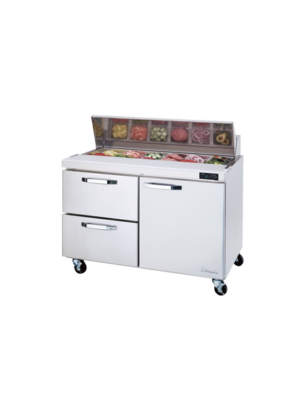 Blue Air  60" Wide 2 Drawer Sandwich Prep Table - BLPT60-D2R-HC