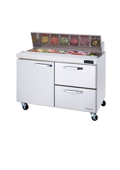 Blue Air  60" Wide 2 Drawer Sandwich Prep Table - BLPT60-D2R-HC