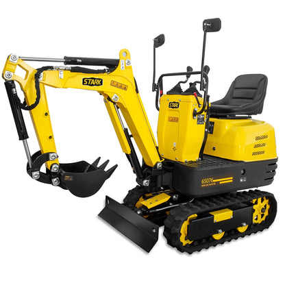 Stark USA 10HP Mini Excavator Hydraulic Digger 306cc Gas Engine Tracked Crawler - 65076