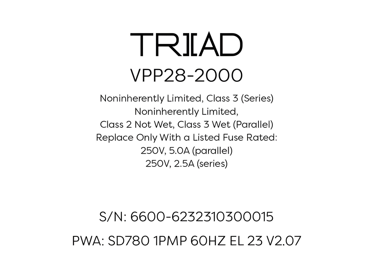 Sundance Spas 6600-623 PWA Control Board 1 Pump 780 Series -  6600-623