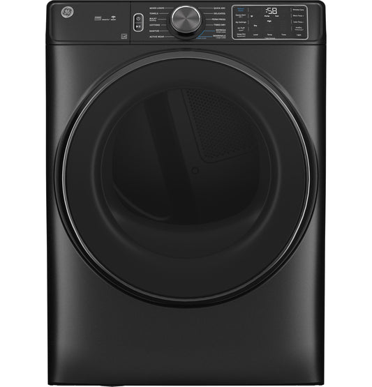 GE APPLIANCES GFD65ESPVDS GE(R) 7.8 cu. ft. Capacity Smart Front Load Electric Dryer with Steam and Sanitize Cycle - GFD65ESPVDS-KT