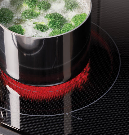 GE APPLIANCES GRF600AVES GE(R) 30" Free-Standing Electric Convection Range with No Preheat Air Fry and EasyWash(TM) Oven Tray - GRF600AVES-KT