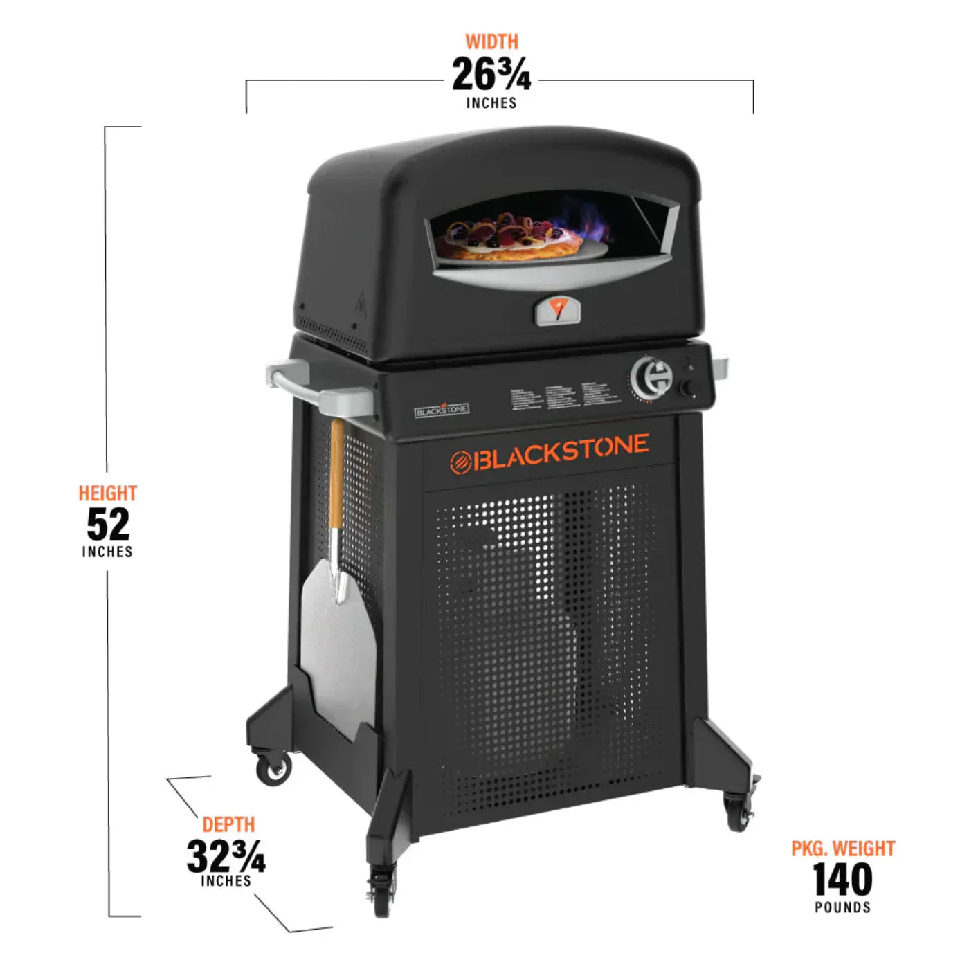 Blackstone Pizza Oven w/Cart & Cover - 6825