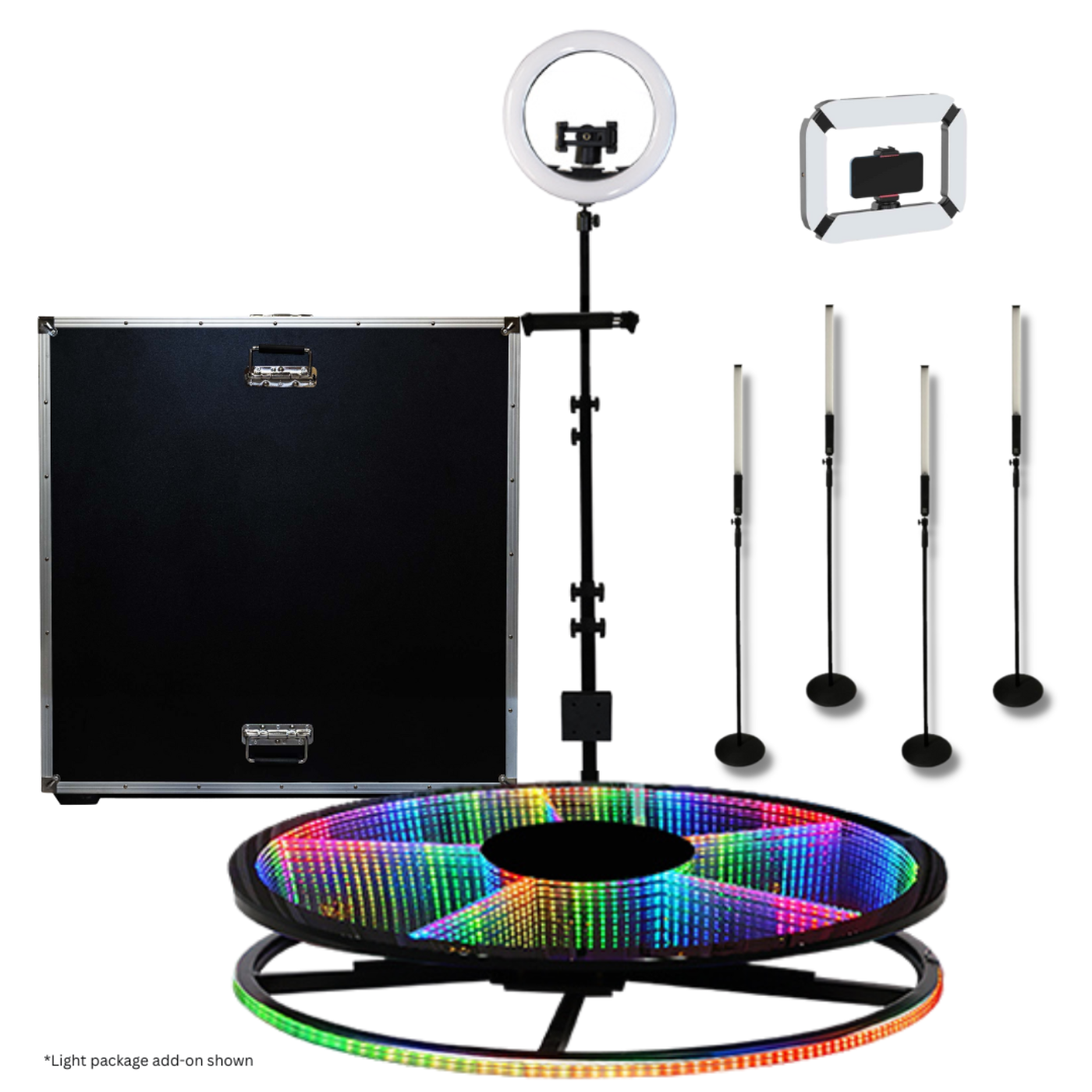 SpinPix360 RAL-8 45" Automatic 360 Photo Booth with 3 Year Warranty Coverage