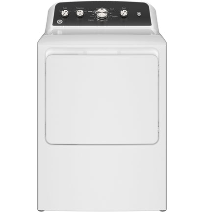 GE APPLIANCES GTD48GASWWB GE(R) 7.2 cu. ft. Capacity Gas Dryer with Up To 120 ft. Venting and Extended Tumble - GTD48GASWWB-KT