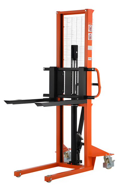 Tory Carrier Manual Pallet Stacker Adjustable Forks Fixed Legs 2200 lbs. 63" Lifting Height New - MSF2263