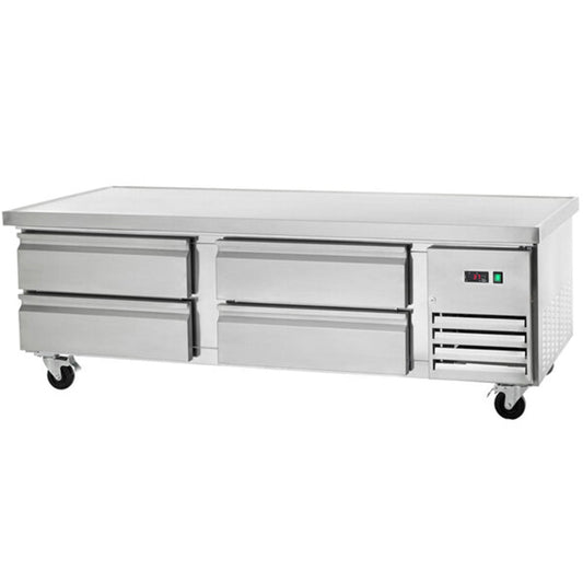 Arctic Air ARCB72 72" Four Drawer Refrigerated Chef Base - ARCB72