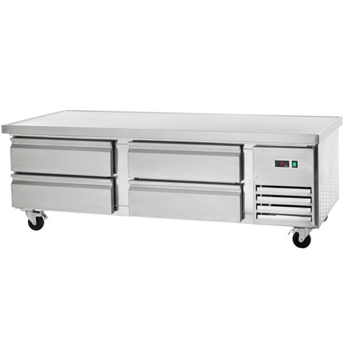 Arctic Air ARCB72 72" Four Drawer Refrigerated Chef Base - ARCB72