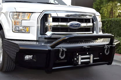 Steelcraft Ford F150 2018-2020 HD Bullnose Front Bumper Winch Ready With Hoop - 55-11420