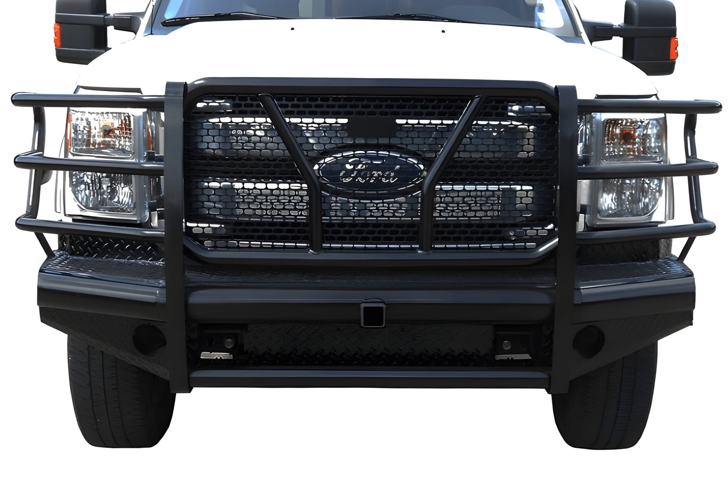 Steelcraft Ford F450/F550 Superduty 2011-2016 HD Replacement Front Bumper With Grille Guard Hitch Receiver -  HD11370R