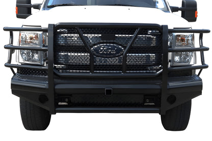 Steelcraft Ford F450/F550 Superduty 2011-2016 HD Replacement Front Bumper With Grille Guard Hitch Receiver - HD11370R
