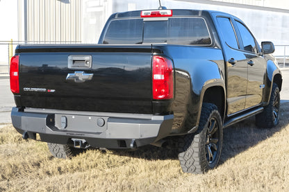 Steelcraft GMC Canyon 2015-2022 Fortis Rear Bumper Fine Textured Black - 76-20450