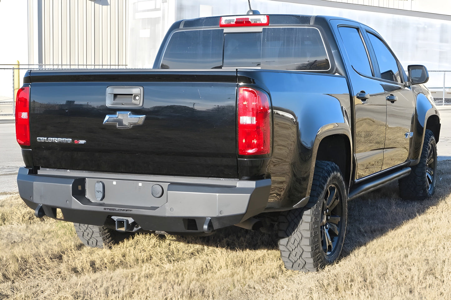 Steelcraft GMC Canyon 2015-2022 Fortis Rear Bumper Fine Textured Black - 76-20450