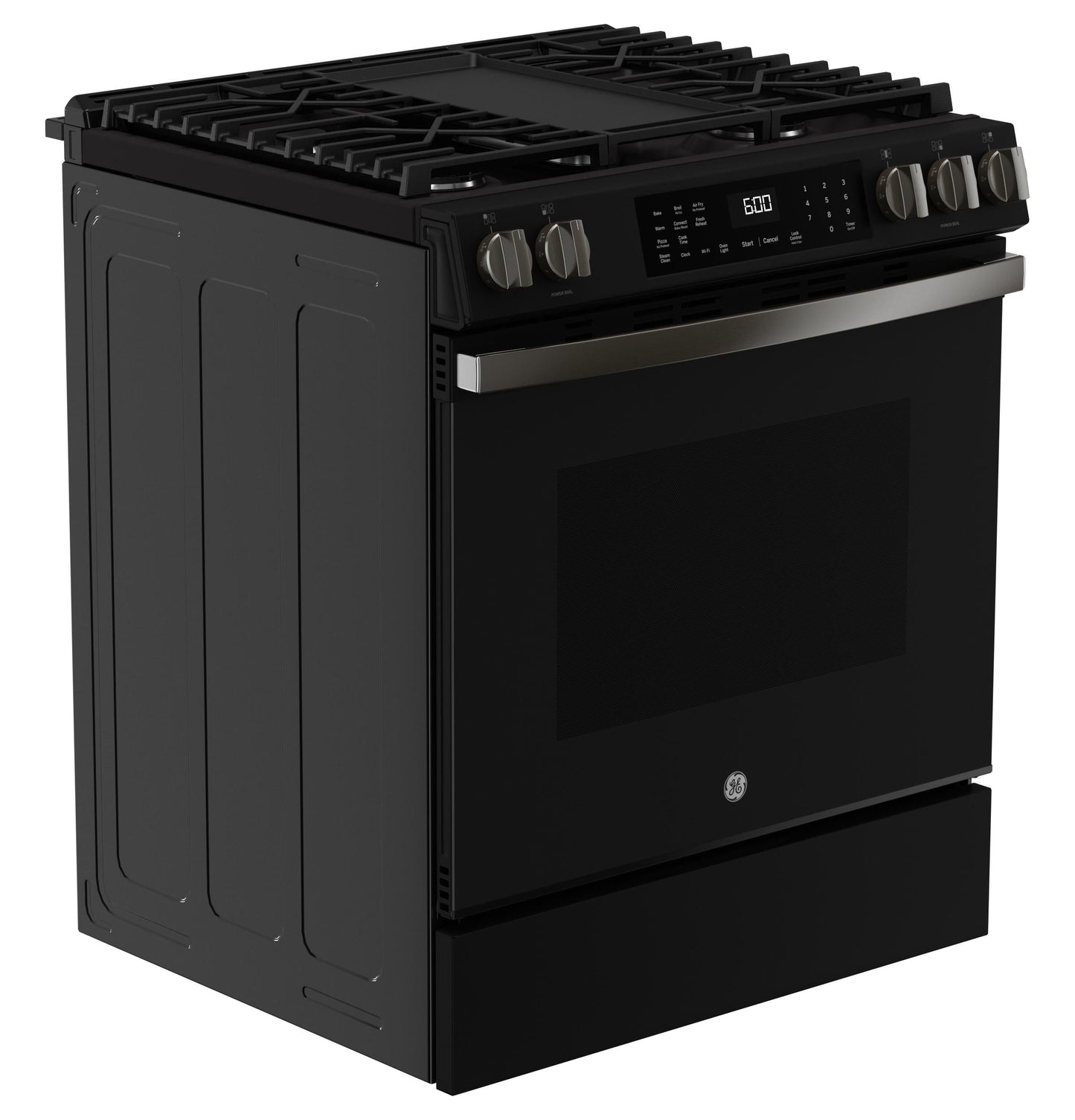 GE APPLIANCES GGS600AVDS GE(R) 30" Slide-In Front-Control Convection Gas Range with No Preheat Air Fry and EasyWash(TM) Oven Tray - GGS600AVDS-KT
