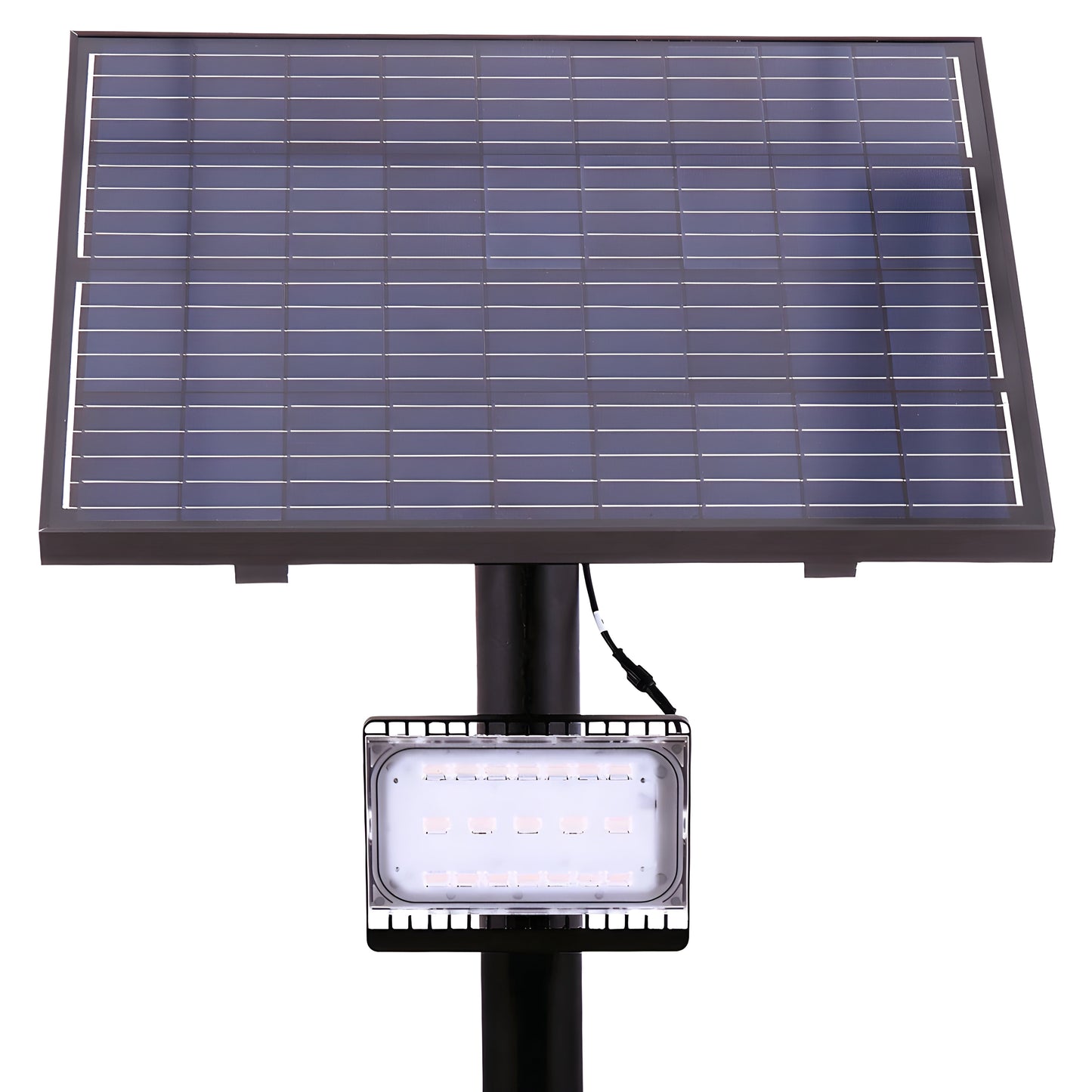 AVS Energy Solar LED Flood Light 15 Watt 2100 Lumens 5000K - AVS-BLK-15W