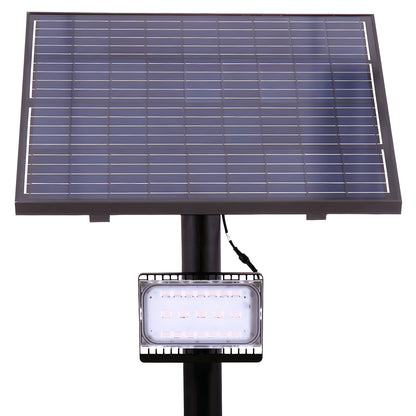 AVS Energy Solar LED Flood Light 20 Watt 2800 Lumens 5000K  - AVS-BLK-20W
