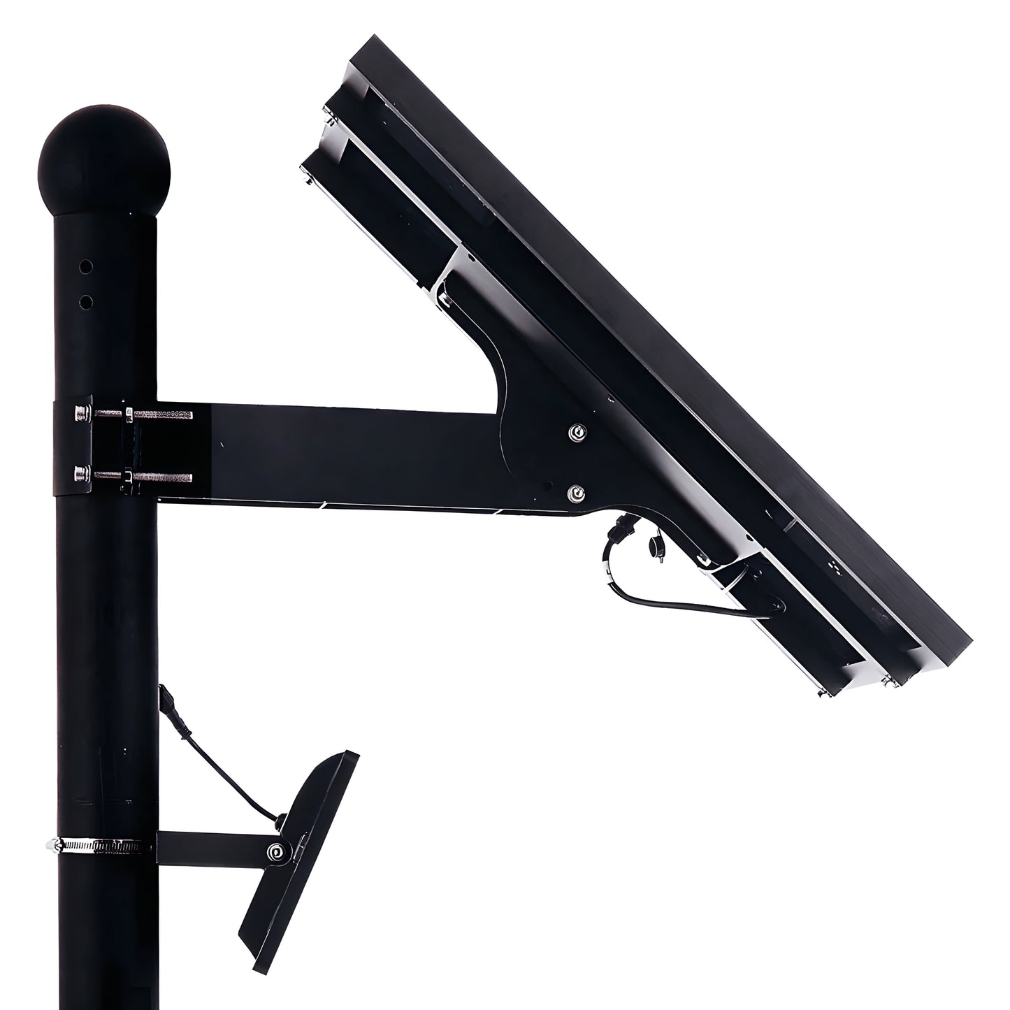 AVS Energy Solar LED Flood Light 30 Watt 4200 Lumens 5000K  - AVS-BLK-30W