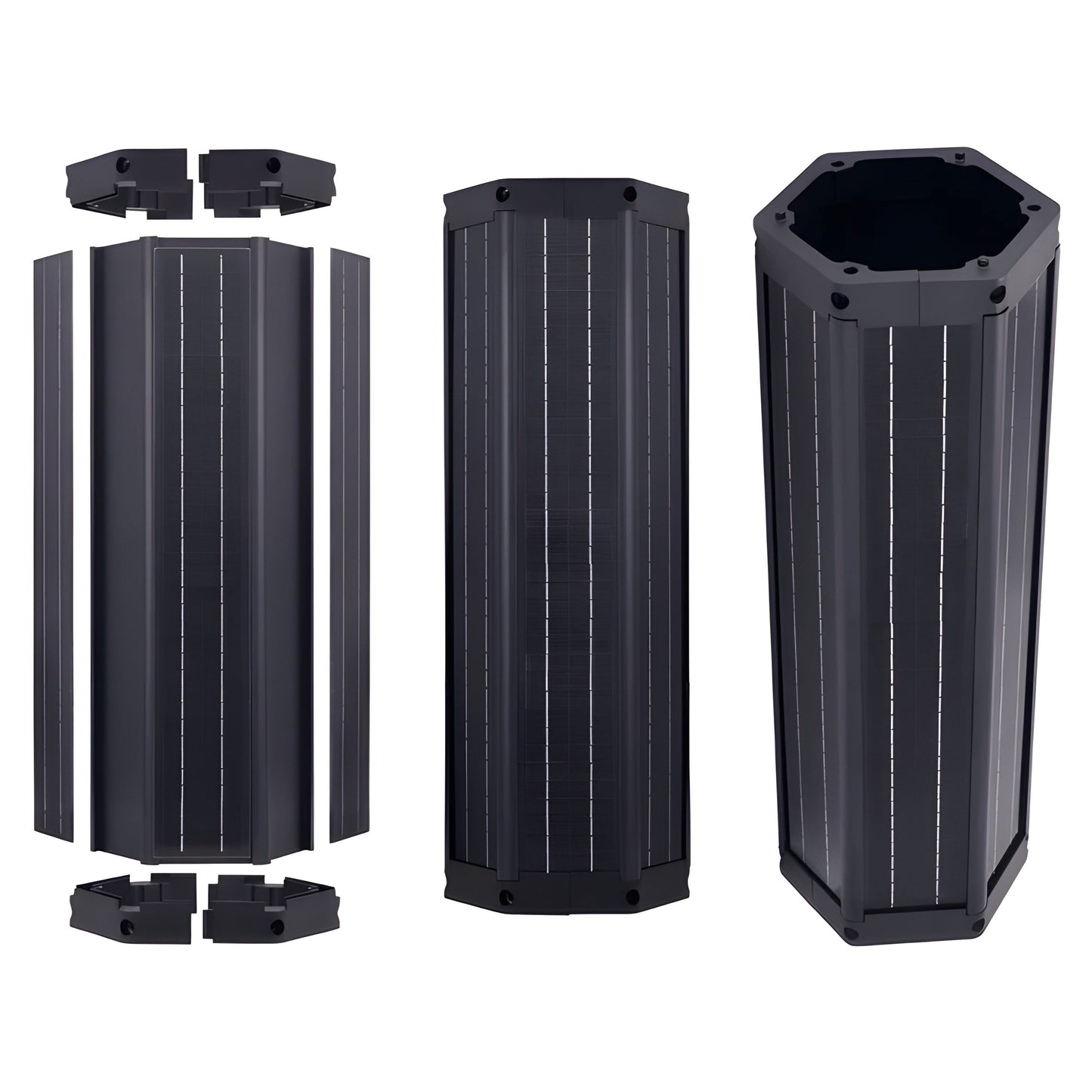 AVS Energy Solar LED Street Light 60 Watt 7800 Lumens 5000K | Smart Street Light Built In Bluetooth | All in One SE Street Light - AVS-CYS-60W