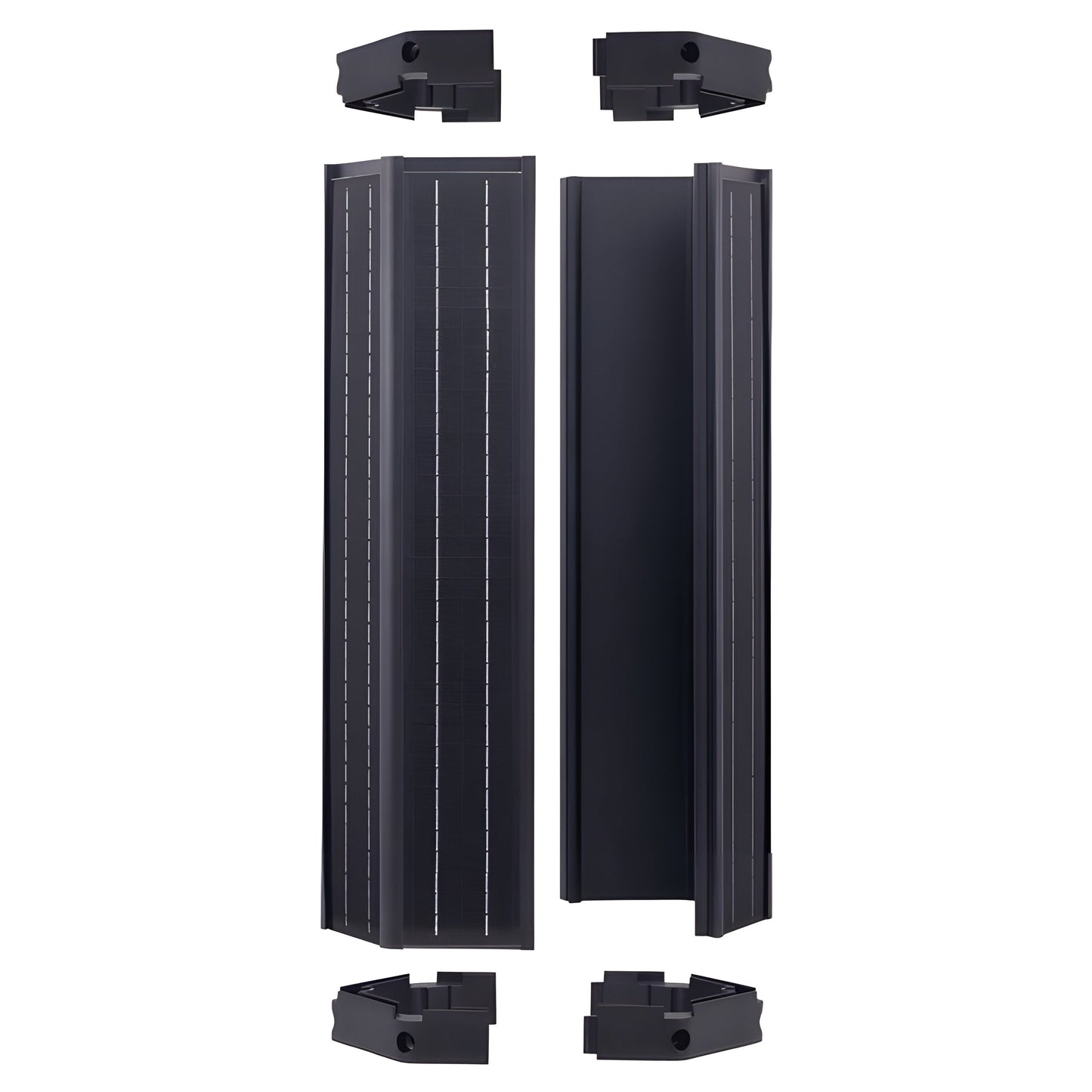 AVS Energy Solar LED Street Light 80 Watt 10800 Lumens 5000K | Smart Street Light Built In Bluetooth | All in One SE Street Light - AVS-CYS-80W