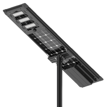 AVS Energy Solar LED Street Light 100 Watt 18000 Lumens 5000K Parking Lot Light Solar All in One Street Light  - AVS-BF02-100W