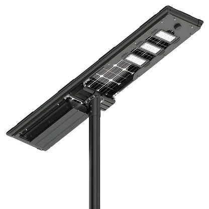 AVS Energy Solar LED Street Light 80 Watt 14400 Lumens 5000K Parking Lot Light Solar All in One Street Light - AVS-BF02-80W