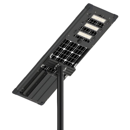 AVS Energy Solar LED Street Light 80 Watt 14400 Lumens 5000K Parking Lot Light Solar All in One Street Light - AVS-BF02-80W