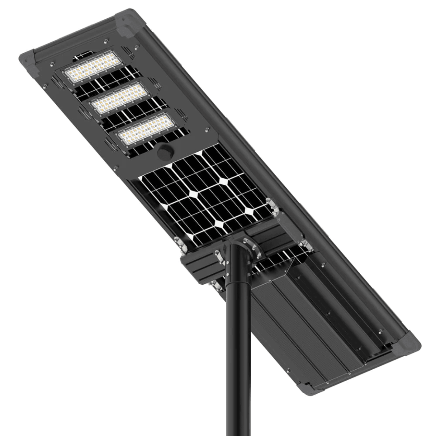 AVS Energy Solar LED Street Light 60 Watt 10800 Lumens 5000K Parking Lot Light Solar  - AVS-BF02-60WAll in One Street Light