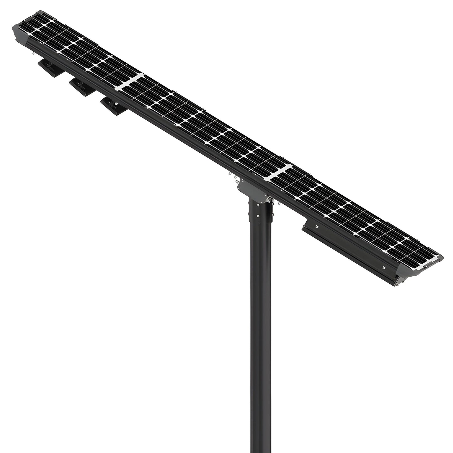 AVS Energy Solar LED Street Light 80 Watt 14400 Lumens 5000K Parking Lot Light Solar All in One Street Light - AVS-BF02-80W