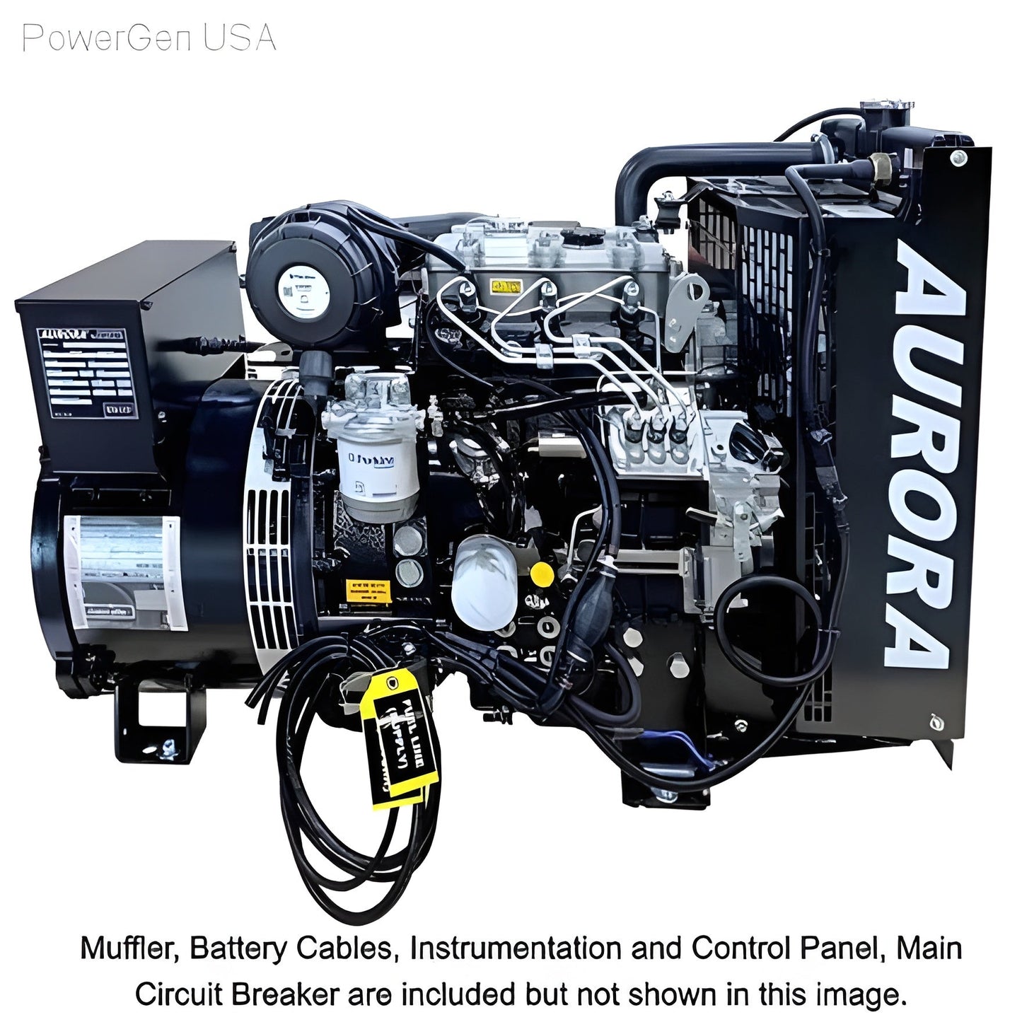 Aurora Generators 13 kW Diesel Generator - Bare Bones Tier 4 - PowerGen USA - AGi13P-BB