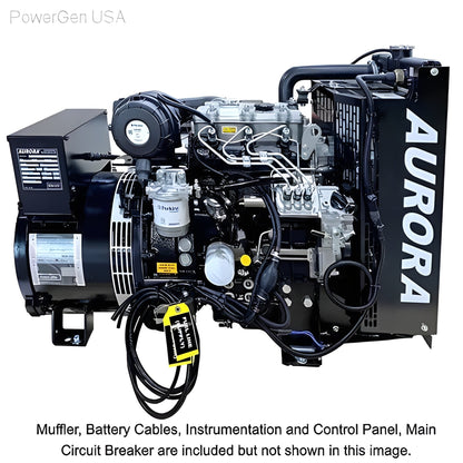 Aurora Generators 13 kW Diesel Generator - Bare Bones Tier 4 - PowerGen USA - AGi13P-BB