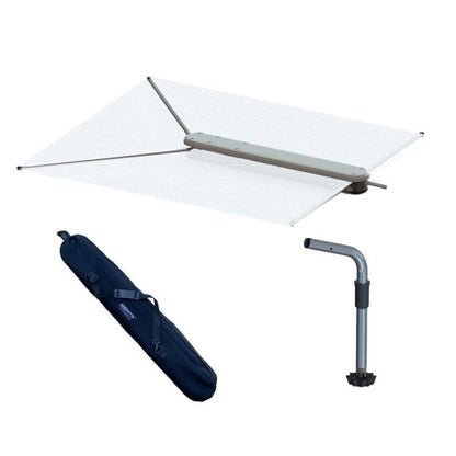 TACO Marine ShadeFin with White Fabric, Bag & Fixed Mount Kit - T10-3000-3