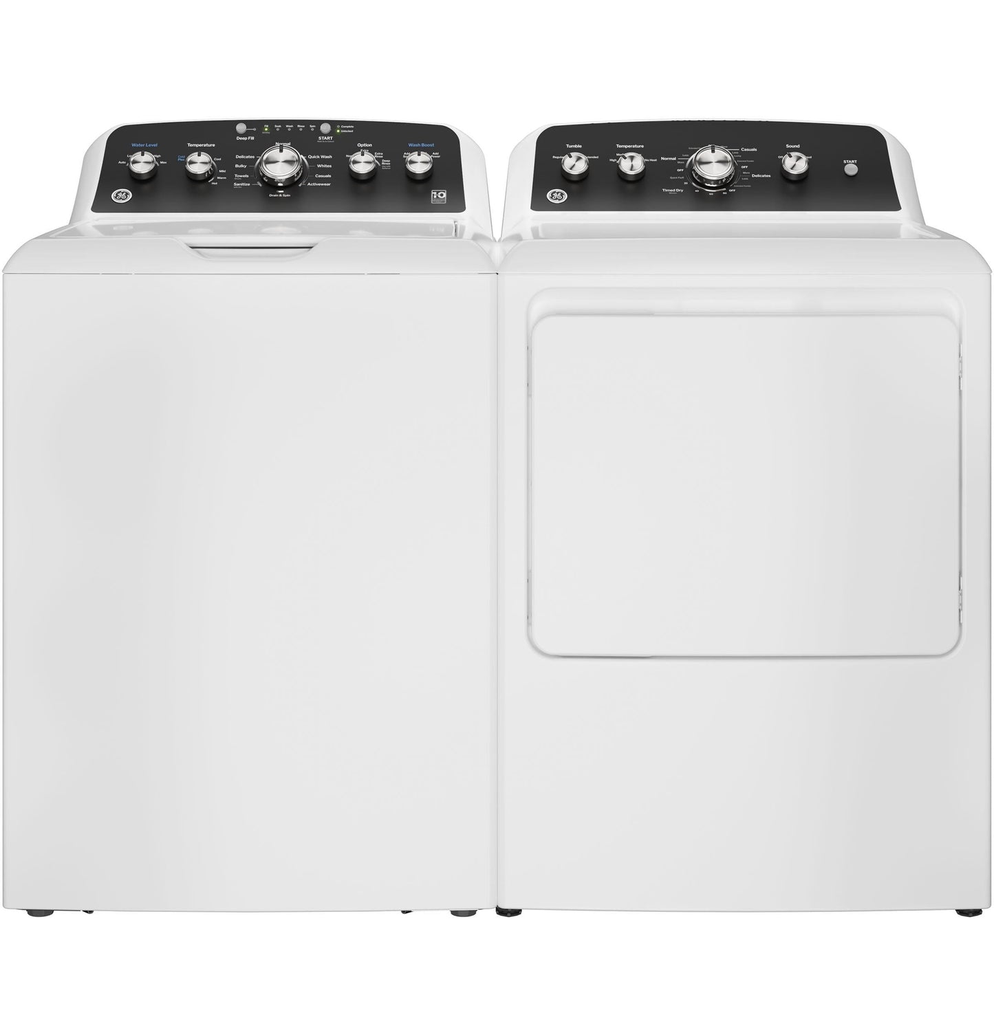 GE APPLIANCES GTD48EASWWB GE(R) 7.2 cu. ft. Capacity Electric Dryer with Up To 120 ft. Venting and Extended Tumble - GTD48EASWWB-KT