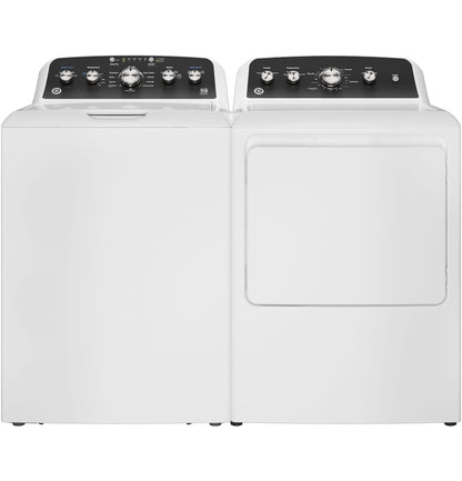 GE APPLIANCES GTD48EASWWB GE(R) 7.2 cu. ft. Capacity Electric Dryer with Up To 120 ft. Venting and Extended Tumble - GTD48EASWWB-KT