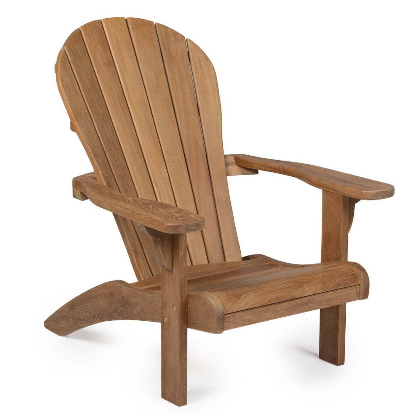 Ash & Ember Scratch and Dent, Savannah Grade A Teak Adirondack Chair - R899458