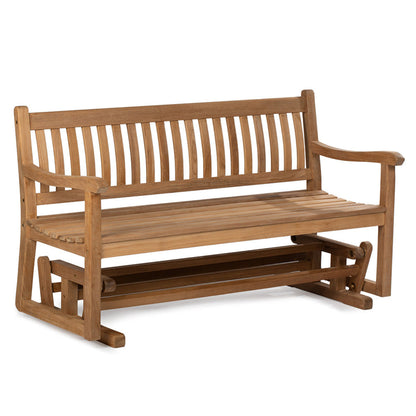 Ash & Ember Cascade Grade A Teak Glider Bench - 899477