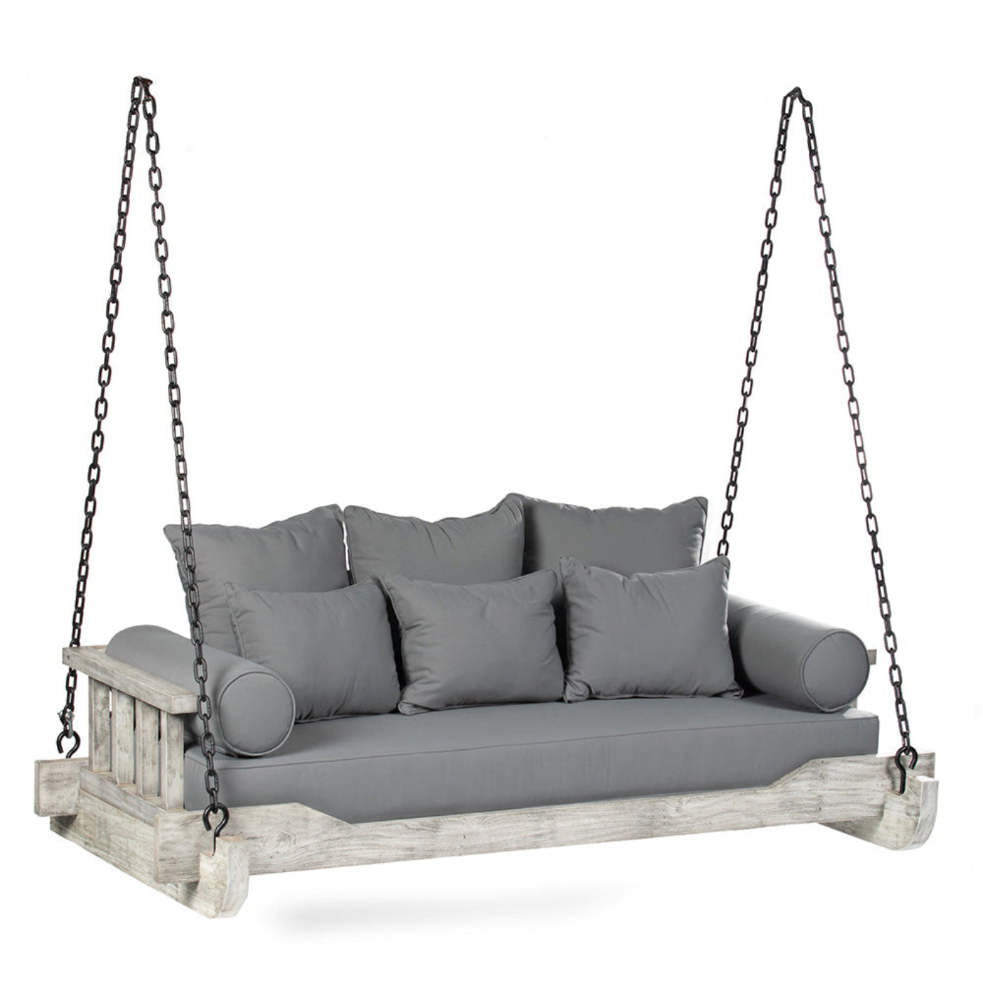 Ash & Ember Grade A Teak Twin Porch Swing Bed - 899504