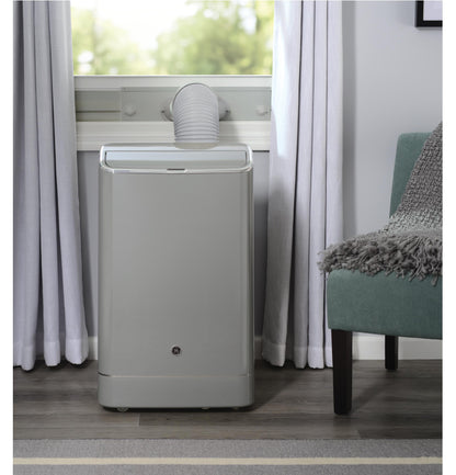GE APPLIANCES APCD10JASG GE(R) 10,500 BTU Portable Air Conditioner with Dehumidifier and Remote, Grey - APCD10JASG-KT