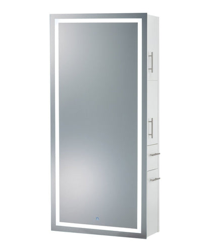 Pibbs Lumina LED Dimmable Mirror with Server Pibbs - 9110-SER02