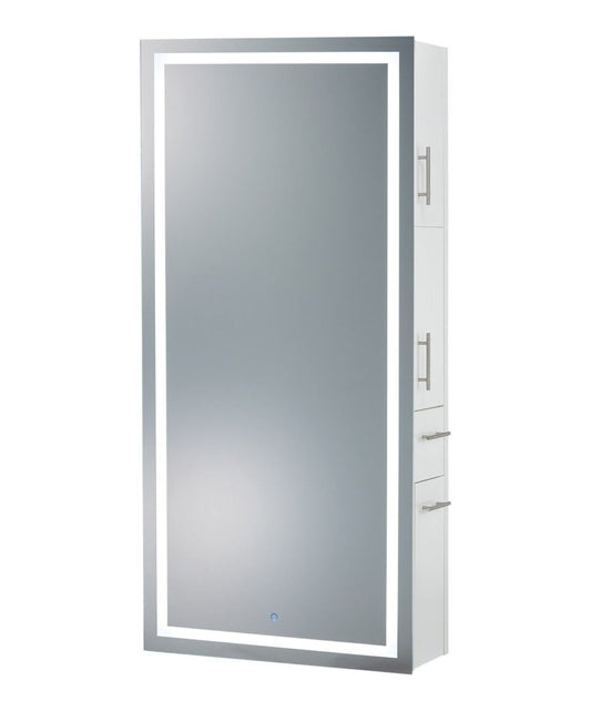 Pibbs Lumina LED Dimmable Mirror with Server Pibbs - 9110-SER02