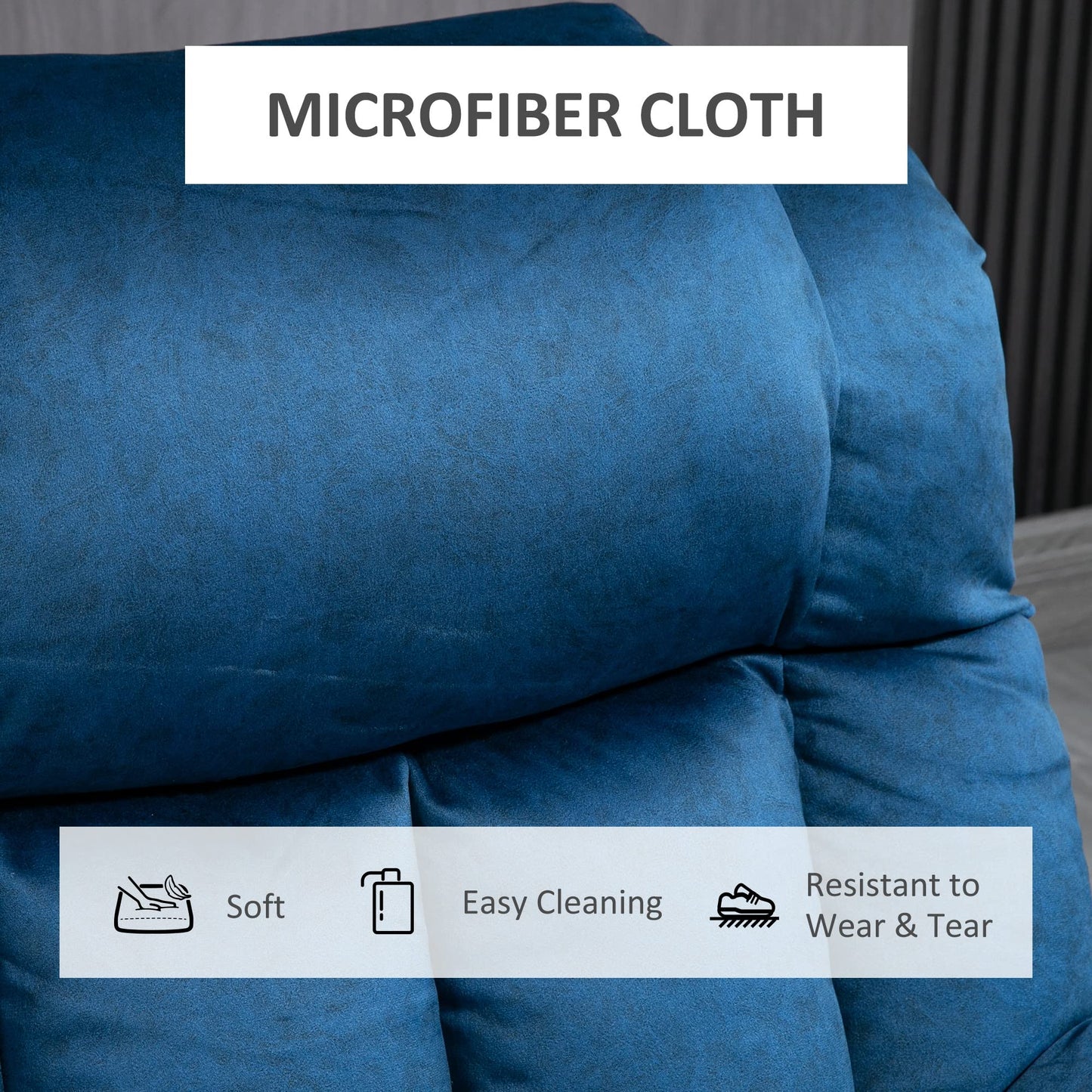 HomCom Power Lift Chair, Electric Recliner for The Elderly, Compact Living Room Chair - B09MYGQ94R-1